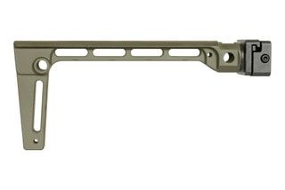 Midwest Industries Olive Drab pistol stabilizing folding brace.